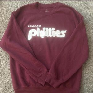 Philadelphia Phillies Maroon Sweater
